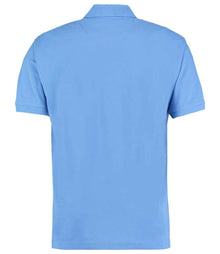 Kustom Kit Klassic Poly/Cotton Piqué Polo Shirt K403 - K403 Mid Blue Back