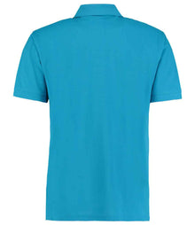 Kustom Kit Klassic Poly/Cotton Piqué Polo Shirt K403 - K403 Turquoise Blue Back