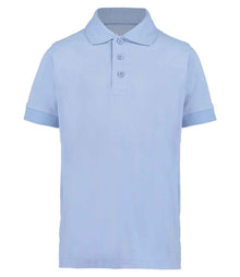 Kustom Kit Kids Klassic Poly/Cotton Piqué Polo Shirt K406 - Light Blue