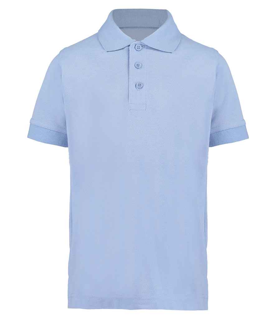 Kustom Kit Kids Klassic Poly/Cotton Piqué Polo Shirt K406 - Light Blue