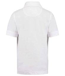 Kustom Kit Kids Klassic Poly/Cotton Piqué Polo Shirt K406 - K406 White Back