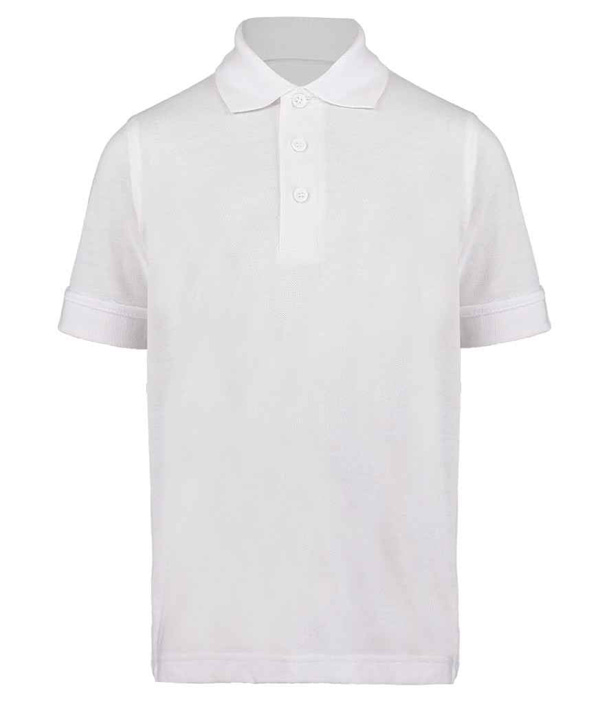 Kustom Kit Kids Klassic Poly/Cotton Piqué Polo Shirt K406 - White