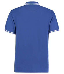 Kustom Kit Contrast Tipped Poly/Cotton Piqué Polo Shirt K409 - K409 Royal Blue/White Back