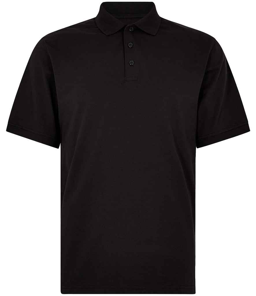 Kustom Kit Regular Fit Superwash® 60°C Jersey Polo Shirt K412 - Black