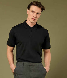 Kustom Kit Regular Fit Superwash® 60°C Jersey Polo Shirt K412 - K412 Black Model