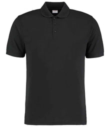 Kustom Kit Klassic Slim Fit Poly/Cotton Piqué Polo Shirt K413 - Black
