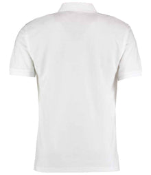 Kustom Kit Klassic Slim Fit Poly/Cotton Piqué Polo Shirt K413 - K413 White Back