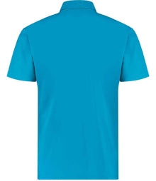 Kustom Kit Regular Fit Workforce Piqué Polo Shirt K422 - K422 Turquoise Blue Back