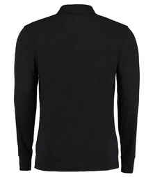 Kustom Kit Long Sleeve Poly/Cotton Piqué Polo Shirt K430 - K430 Black Back