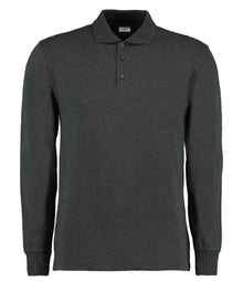 Kustom Kit Long Sleeve Poly/Cotton Piqué Polo Shirt K430 - Graphite Grey