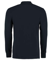 Kustom Kit Long Sleeve Poly/Cotton Piqué Polo Shirt K430 - K430 Navy Back