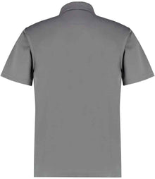 Kustom Kit Regular Fit Cooltex® Plus Superwash® 60°C Piqué Polo Shirt K444 - K444 Charcoal Back