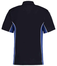 Kustom Kit Track Poly/Cotton Piqué Polo Shirt K475 - K475 Navy/Royal Blue Back