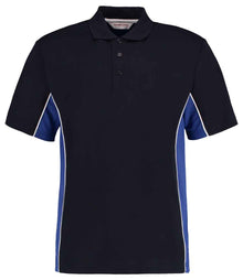 Kustom Kit Track Poly/Cotton Piqué Polo Shirt K475 - Navy/Royal Blue