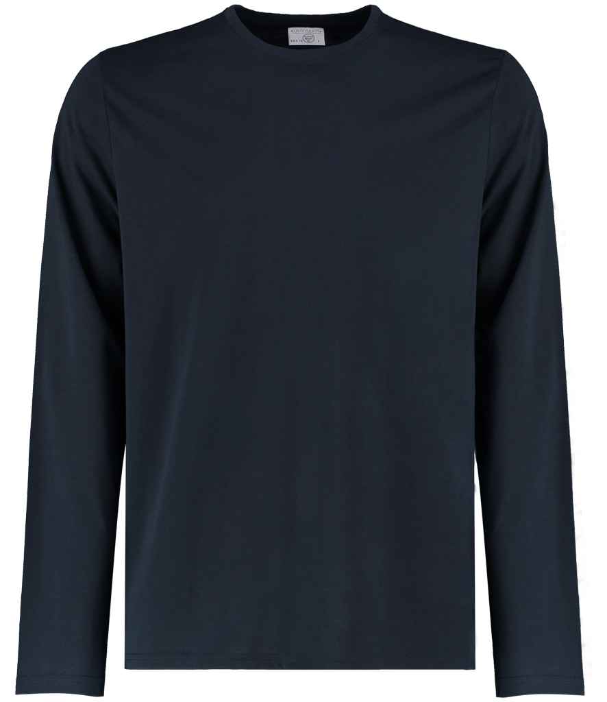 Kustom Kit Long Sleeve Fashion Fit Superwash® 60°C T-Shirt K510 - Navy