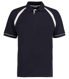 Kustom Kit Oak Hill Cotton Piqué Polo Shirt K615 - Navy/White
