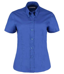 Kustom Kit Ladies Premium Short Sleeve Tailored Oxford Shirt K701 - Royal Blue