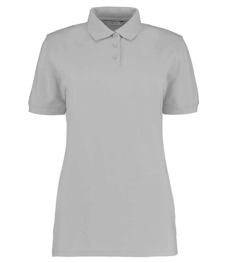 Kustom Kit Ladies Klassic Poly/Cotton Piqué Polo Shirt K703 - Heather Grey