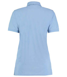 Kustom Kit Ladies Klassic Poly/Cotton Piqué Polo Shirt K703 - K703 Light Blue Back
