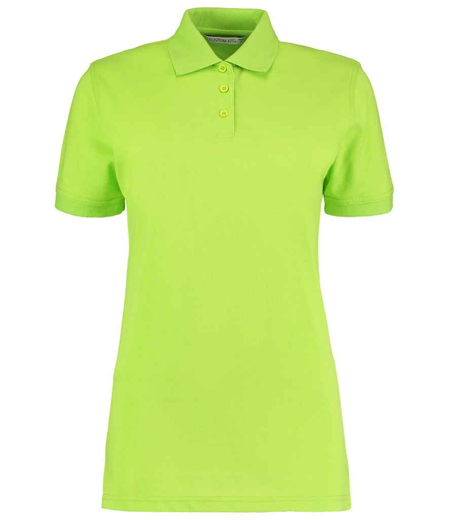 Kustom Kit Ladies Klassic Poly/Cotton Piqué Polo Shirt K703 - Lime Green