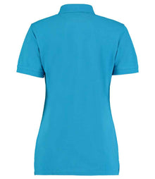 Kustom Kit Ladies Klassic Poly/Cotton Piqué Polo Shirt K703 - K703 Turquoise Blue Back