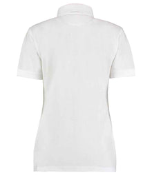 Kustom Kit Ladies Klassic Poly/Cotton Piqué Polo Shirt K703 - K703 White Back