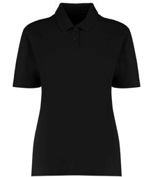 Kustom Kit Ladies Regular Fit Workforce Piqué Polo Shirt K722 - Black