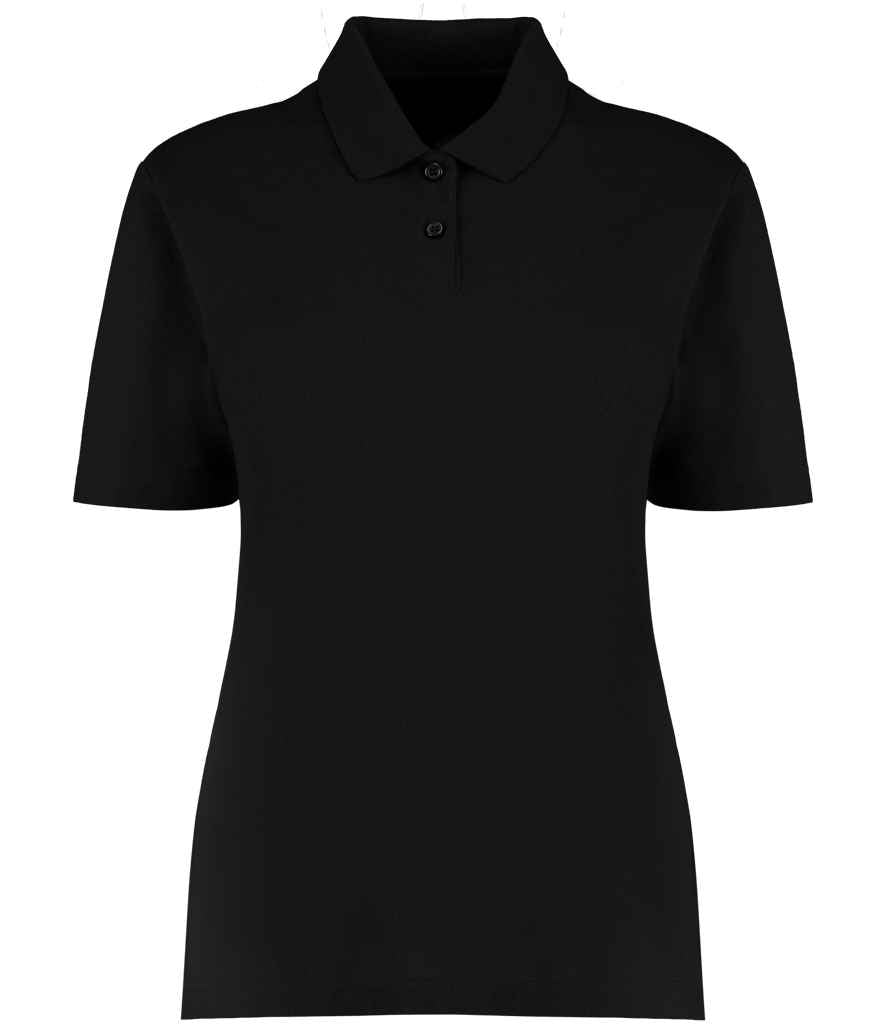 Kustom Kit Ladies Regular Fit Workforce Piqué Polo Shirt K722 - Black