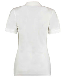 Kustom Kit Sophia Comfortec® V Neck Polo Shirt K732 - K732 White Back