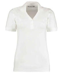 Kustom Kit Sophia Comfortec® V Neck Polo Shirt K732 - White