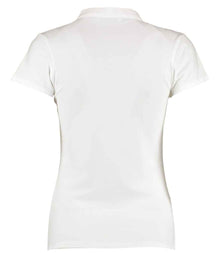Kustom Kit Ladies V Neck Corporate Top K770 - K770 White Back