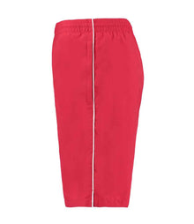 Kustom Kit Track Shorts K980 - K980 Red/White Side