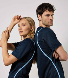 Kustom Kit Cooltex® T-Shirt K991 - K991 Navy/Light Blue Model