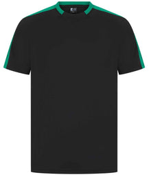 Finden + Hales Unisex Team T-Shirt LV290 - Black/Emerald