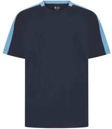 Finden + Hales Unisex Team T-Shirt LV290 - Navy/Sky blue