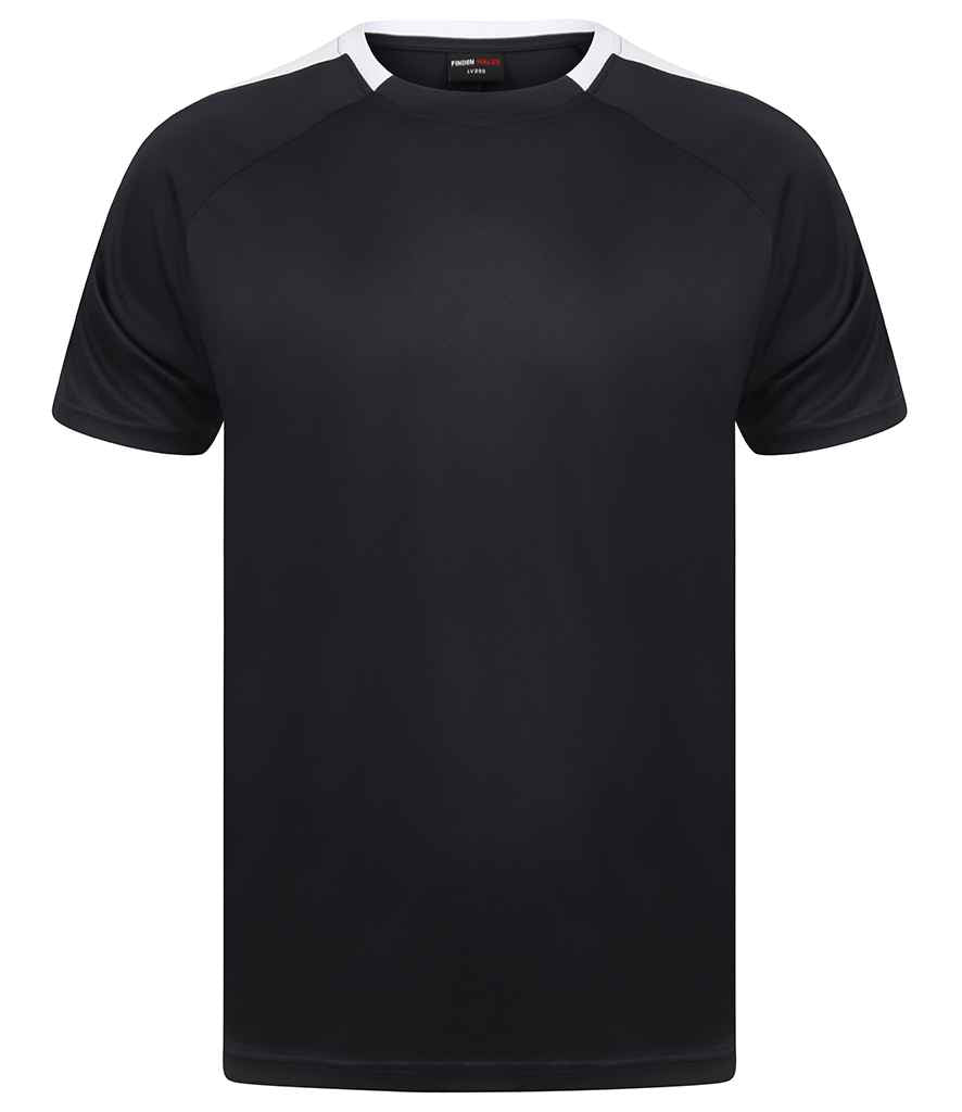 Finden + Hales Unisex Team T-Shirt LV290 - Navy/White