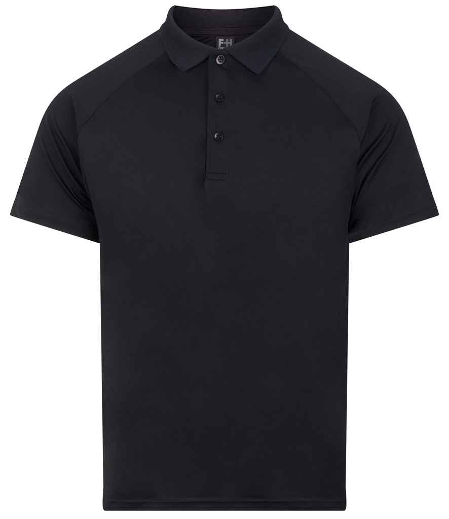 Finden + Hales Team Polo Shirt LV291 - Black/Black