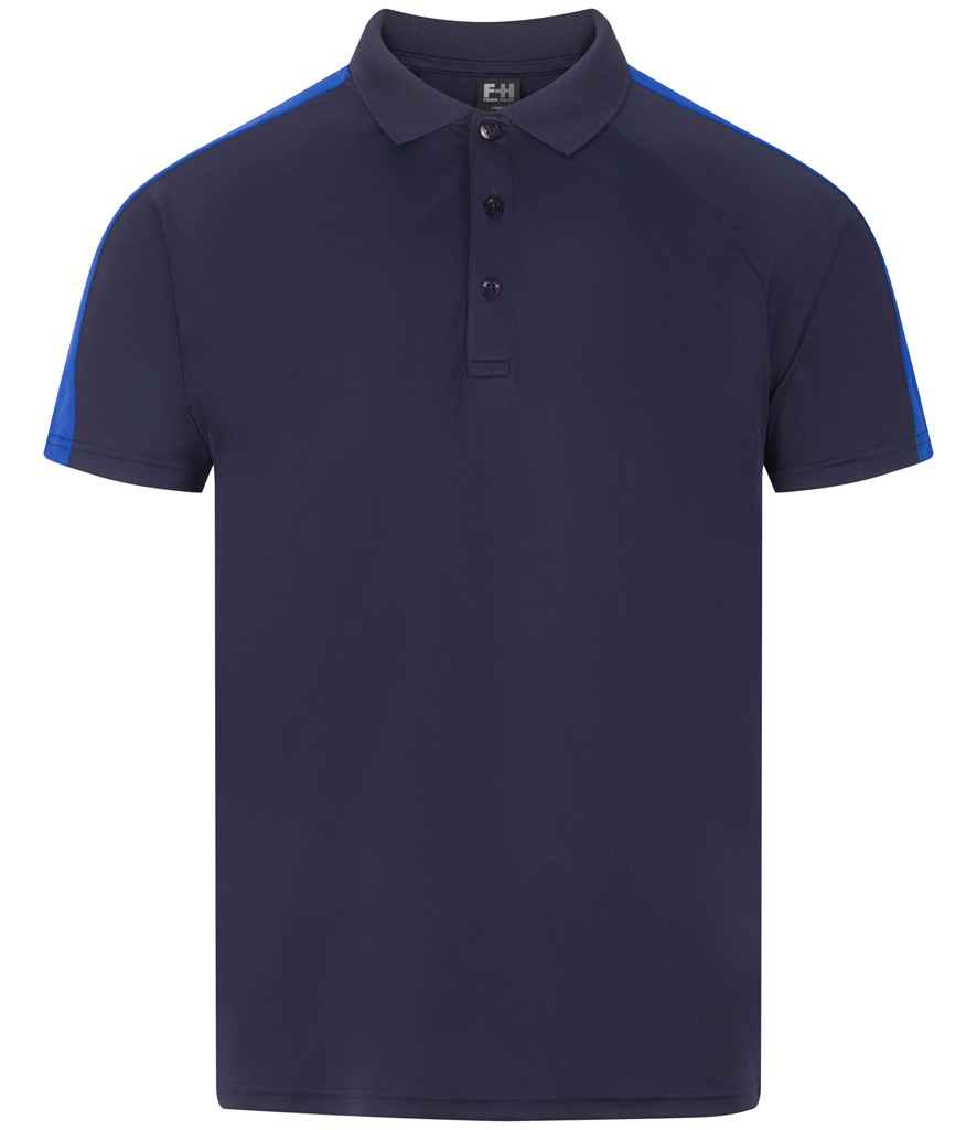 Finden + Hales Team Polo Shirt LV291 - Navy/Royal Blue