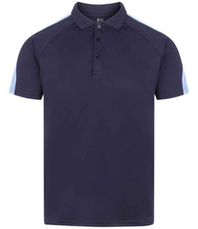 Finden + Hales Team Polo Shirt LV291 - Navy/Sky blue