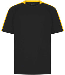 Finden + Hales Kids Team T-Shirt LV292 - Black/Gold