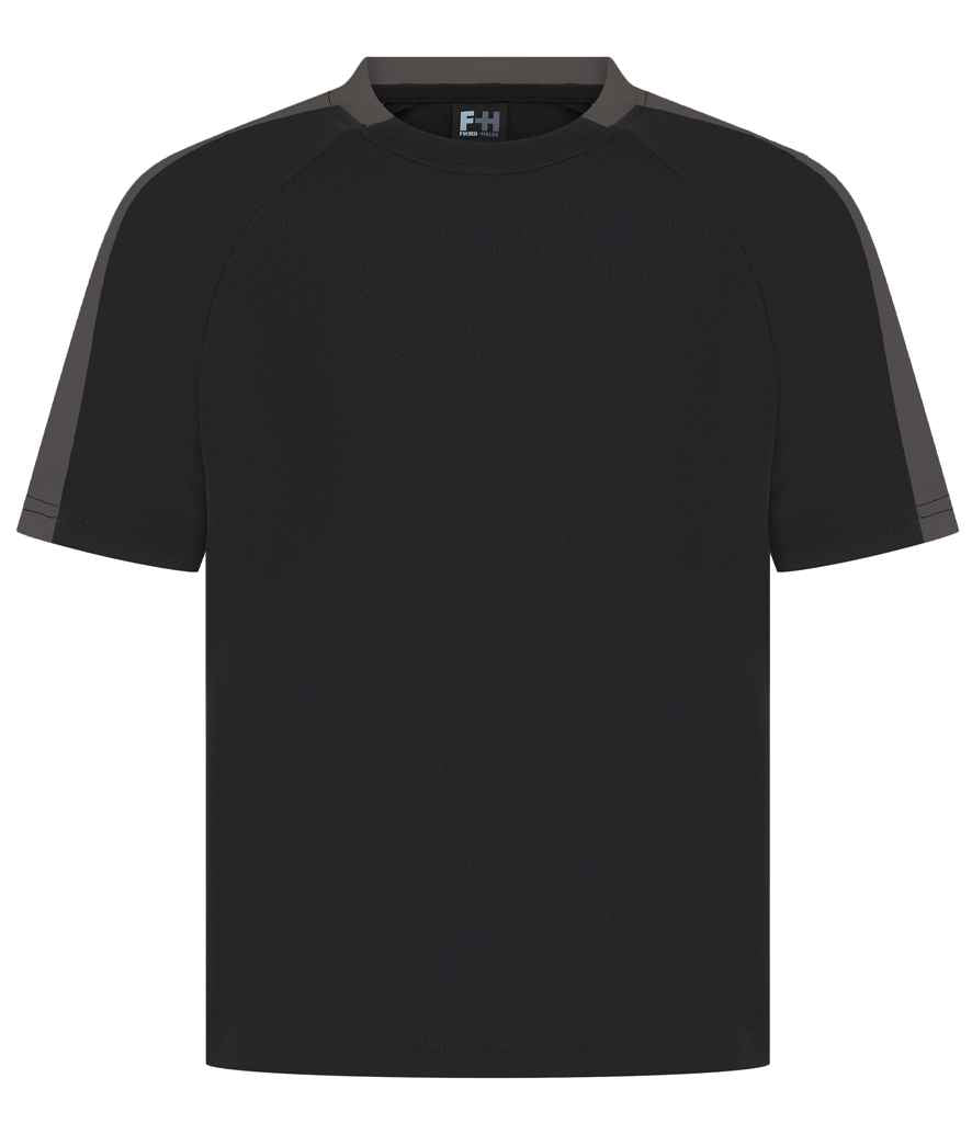 Finden + Hales Kids Team T-Shirt LV292 - Black/Gunmetal