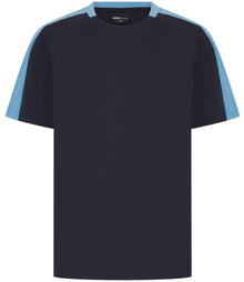 Finden + Hales Kids Team T-Shirt LV292 - Navy/Sky blue
