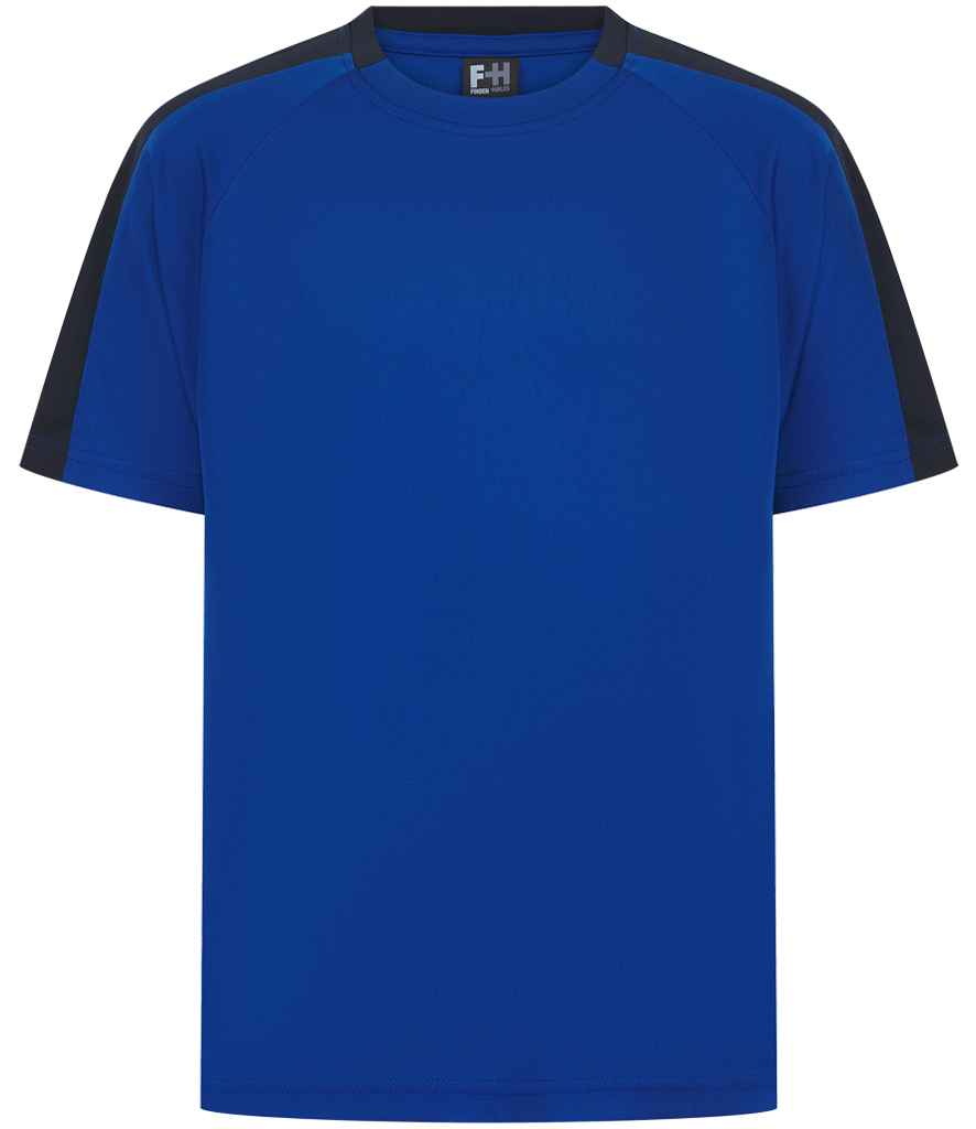 Finden + Hales Kids Team T-Shirt LV292 - Royal Blue/Navy