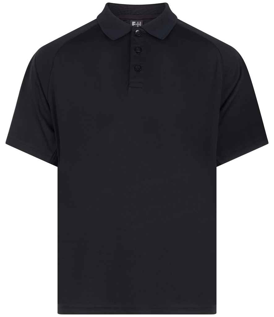 Finden + Hales Kids Team Polo Shirt LV293 - Black/Black