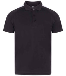 Finden + Hales Kids Team Polo Shirt LV293 - Black/White
