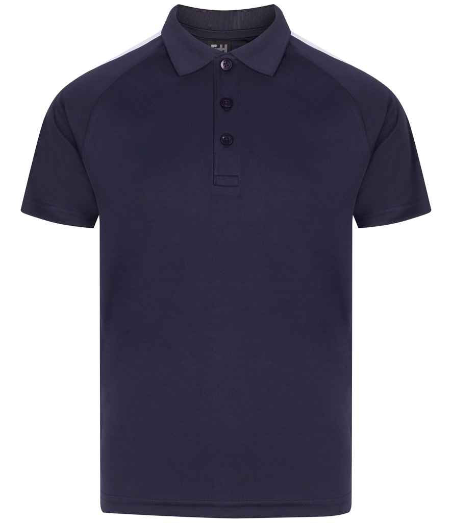Finden + Hales Kids Team Polo Shirt LV293 - Navy/White