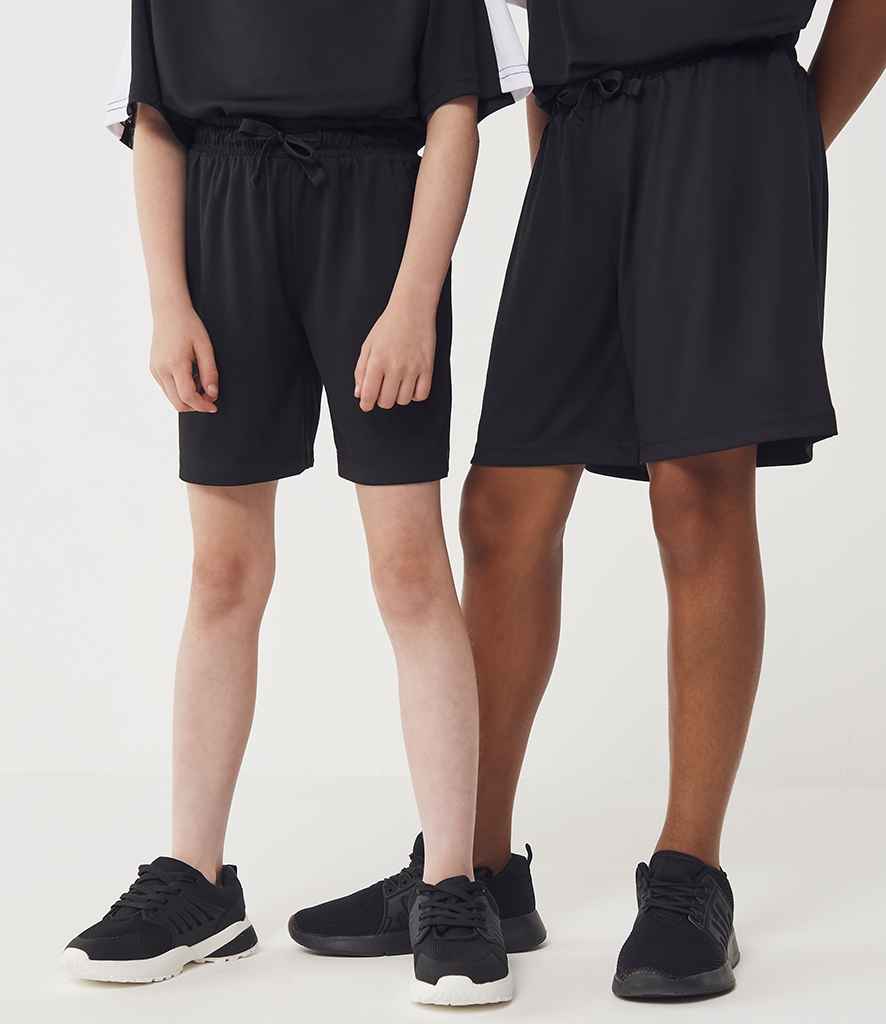 Finden + Hales Kids Team No Pocket Shorts LV297 black model view