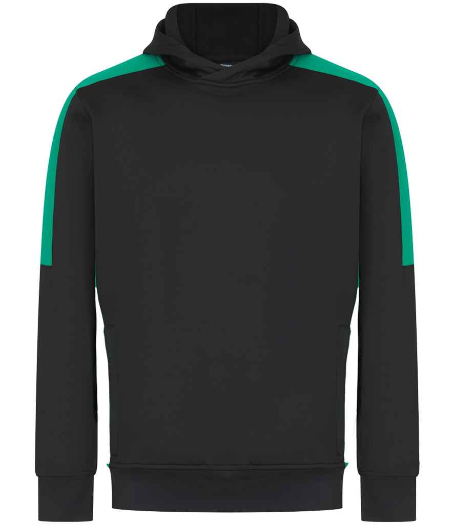 Finden + Hales Unisex Team Hoodie LV341 - Black/Emerald