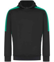 Finden + Hales Unisex Team Hoodie LV341 - Black/Emerald