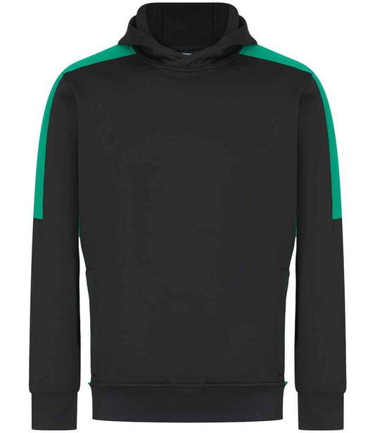 Finden + Hales Unisex Team Hoodie LV341 - Black/Emerald